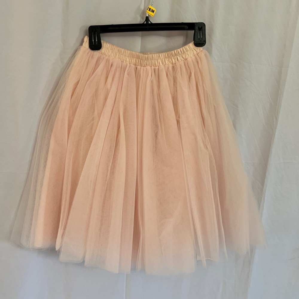 Elegant Pink Tulle Skirt
